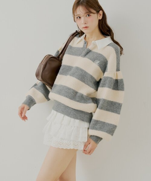 Chico（チコ）の「コットンレースティアードショートパンツ（その他パンツ・レディース・ホワイト/ブラウン/ベージュ・FREE）」の17枚目の写真