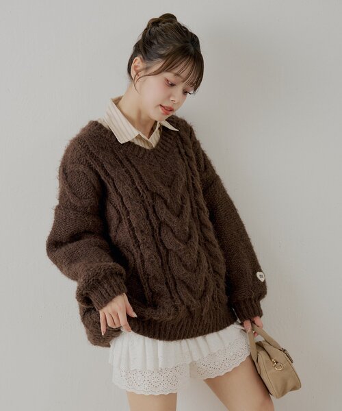 Chico（チコ）の「コットンレースティアードショートパンツ（その他パンツ・レディース・ホワイト/ブラウン/ベージュ・FREE）」の6枚目の写真