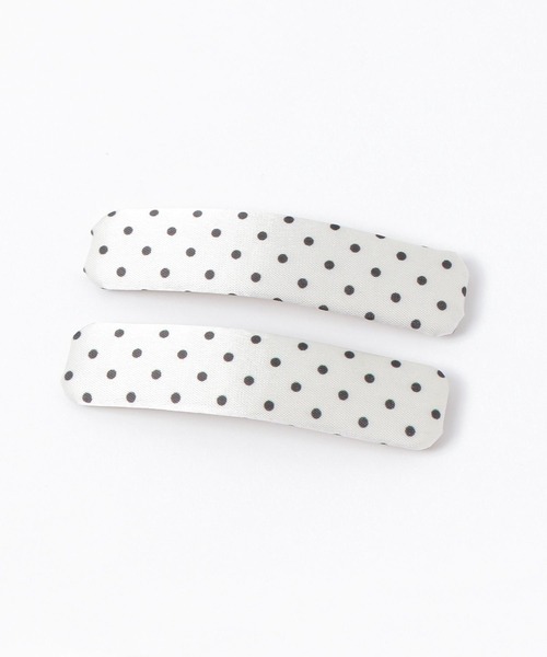 BAYFLOW(ベイフロー)の「ドットセットピン(ヘアピン・レディース・ブラック/ホワイト・FREE)」の2枚目の写真