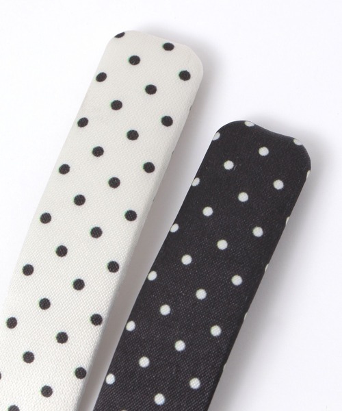 BAYFLOW(ベイフロー)の「ドットセットピン(ヘアピン・レディース・ブラック/ホワイト・FREE)」の4枚目の写真