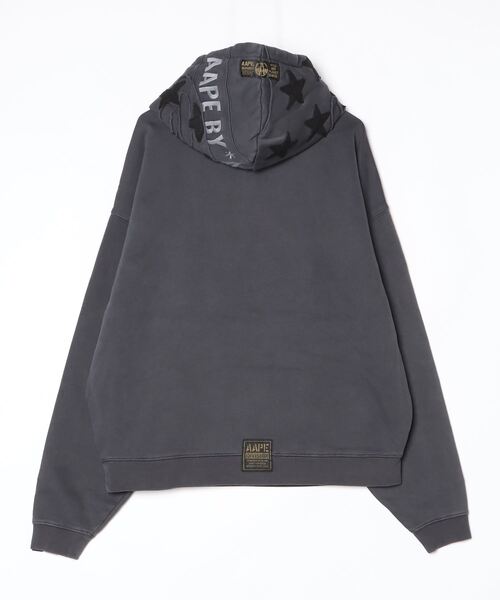 AAPE BY A BATHING APE(エーエイプバイアベイシングエイプ)の「AAPE PULLOVER HOODIE(パーカー・メンズ・ライトブラック・X-LARGE/SMALL/MEDIUM/LARGE)」の5枚目の写真