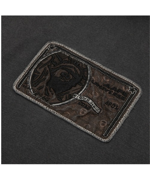 AAPE BY A BATHING APE(エーエイプバイアベイシングエイプ)の「AAPE PULLOVER HOODIE(パーカー・メンズ・ライトブラック・X-LARGE/SMALL/MEDIUM/LARGE)」の4枚目の写真