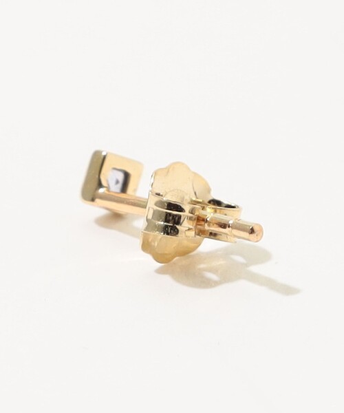 METIER(メティエ)の「Metier Mini Bezel Set Princess Gemstone Studs 片耳ピアス(ピアス(片耳用)・レディース・ライトパープル・FREE)」の4枚目の写真