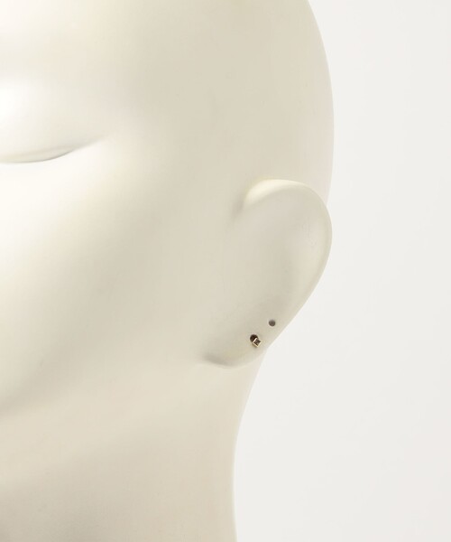 METIER(メティエ)の「Metier Mini Bezel Set Princess Gemstone Studs 片耳ピアス(ピアス(片耳用)・レディース・ライトパープル・FREE)」の5枚目の写真