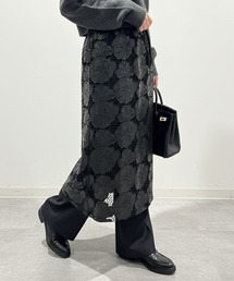 Muscat（マスカット）の「フェイクレザーレース レイヤードスカート（スカート）」