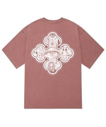 KTPP0124 ツタンカーメン ピグメント 半袖Tシャツ - ピンク