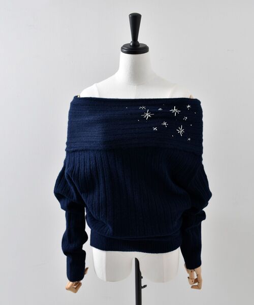 セール】シュテルビーズオフショルダーニット（ニット/セーター）｜cle