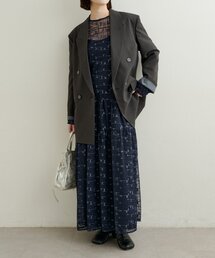 Omekashi | シアーティアードワンピース(ワンピース)