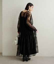 Omekashi | シアーティアードワンピース(ワンピース)