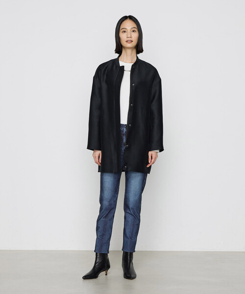 COMME CA（コムサ）の「〔 Sサイズ 〕 フェザータッチスムース プルオーバー（Tシャツ/カットソー・レディース・ブルー/ホワイト・5号）」の7枚目の写真