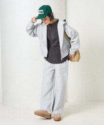 FREAK'S STORE（フリークスストア）の「【セットアイテム】ボンディング ショートジップパーカー パンツセット（セットアップ）」