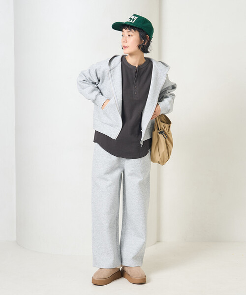 セットアイテム】ボンディング ショートジップパーカー パンツセット