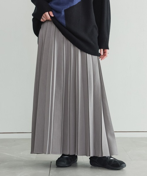 n'OrLABEL(ノアールレーベル)の「『ボンディングプリーツスカート』(スカート・レディース・ブラック/グレー・FREE)」の22枚目の写真