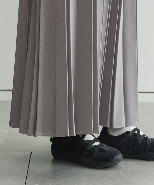 n'OrLABEL(ノアールレーベル)の「『ボンディングプリーツスカート』(スカート・レディース・ブラック/グレー・FREE)」の21枚目の写真