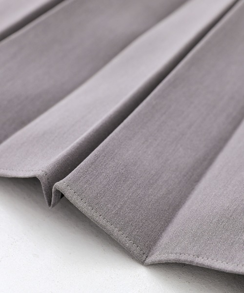 n'OrLABEL(ノアールレーベル)の「『ボンディングプリーツスカート』(スカート・レディース・ブラック/グレー・FREE)」の12枚目の写真