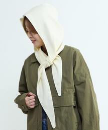 HOODED KNIT MUFFLER