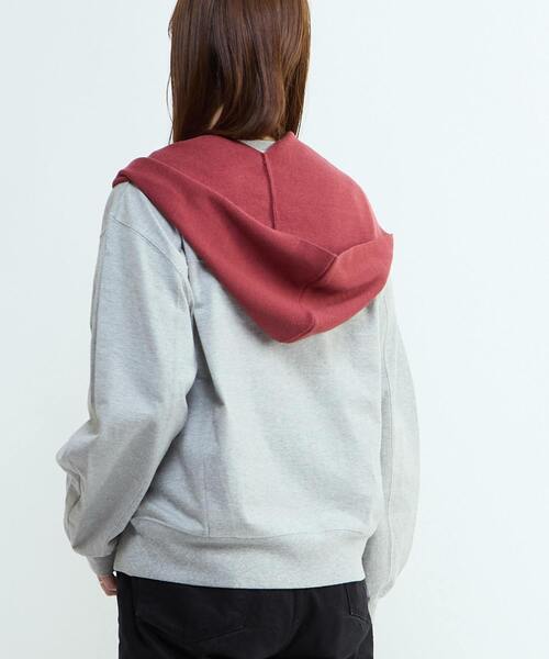 CONVERSE TOKYO(コンバーストウキョウ)の「HOODED KNIT MUFFLER(マフラー・レディース・ホワイト/レッド/ブルー/ブラック・FREE)」の10枚目の写真