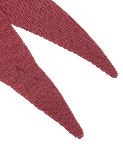 CONVERSE TOKYO(コンバーストウキョウ)の「HOODED KNIT MUFFLER(マフラー・レディース・ホワイト/レッド/ブルー/ブラック・FREE)」の14枚目の写真