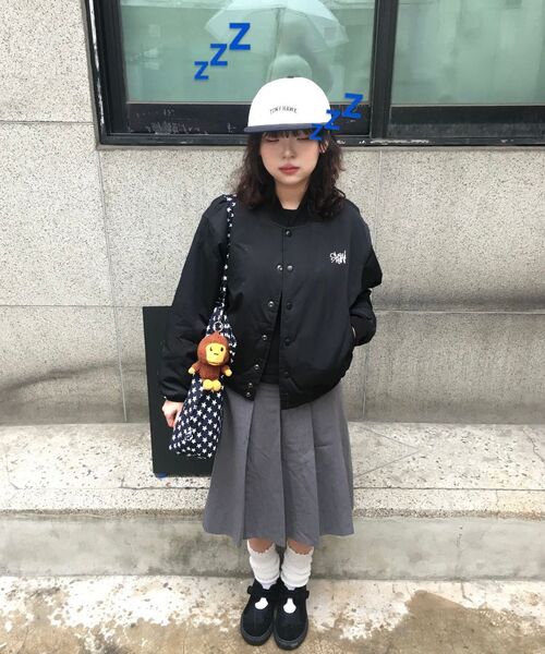 SLOW RECORD HOUSE(スローレコードハウス)の「スローバーシティジャケット(ブルゾン・レディース・その他・SMALL)」の19枚目の写真