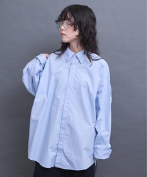 I am I in fact... | 数字刺繍 BIGシャツ(シャツ/ブラウス)