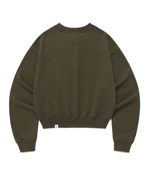Cavish（カビシ）の「W CLASSIC ROSE SWEATSHIRT OLIVE(CV2EFFM446A)（スウェット・レディース・オリーブ・FREE）」の2枚目の写真