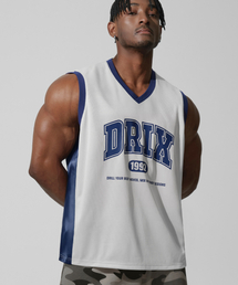 DRIX（ドリックス）の「バスケットボールメッシュジャージサイドパネルスリーブレス_グレー（Tシャツ/カットソー）」