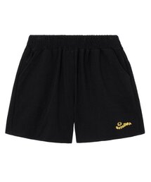 MAYOL（マイヨール）の「プリントテリーショーツ_ブラック（その他パンツ）」