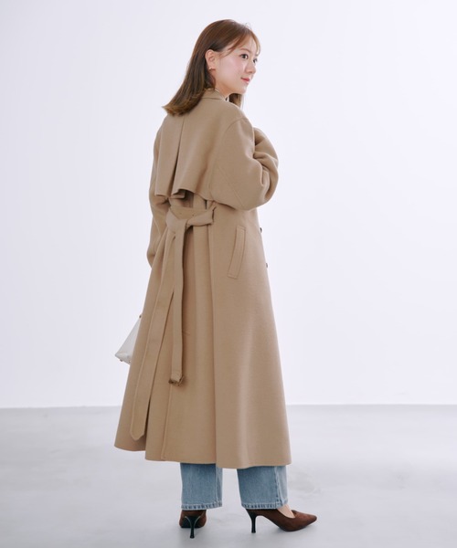 ウールリバートレンチコート 【低身長・小柄女性】（その他アウター