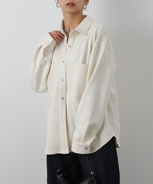 COLONY 2139（コロニートゥーワンスリーナイン）の「スエードポンチシャツ（シャツ/ブラウス・レディース・イエロー/オフホワイト/キャメル/チャコールグレー・FREE）」の21枚目の写真