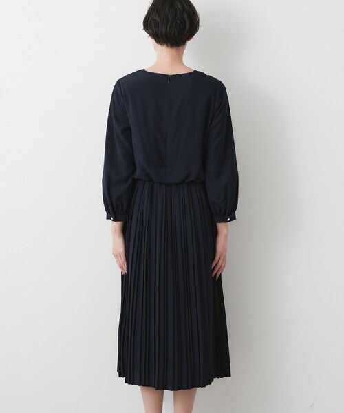 Dessin(デッサン)の「ジョーゼットワンピース(ワンピース・レディース・ネイビー・03/02/01)」の13枚目の写真