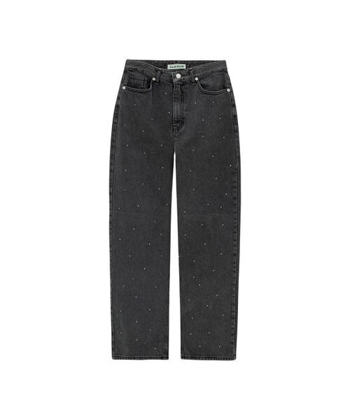 SALAD BAGUNI(サラダバグニ)の「Hotfix Semi Wide Denim Jeans_bleached black(デニムパンツ・レディース・その他・SMALL/MEDIUM/LARGE)」の1枚目の写真
