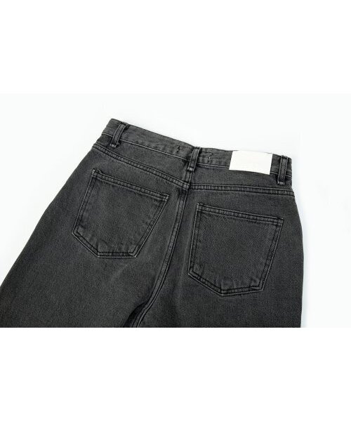 SALAD BAGUNI(サラダバグニ)の「Hotfix Semi Wide Denim Jeans_bleached black(デニムパンツ・レディース・その他・SMALL/MEDIUM/LARGE)」の6枚目の写真