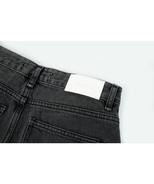SALAD BAGUNI(サラダバグニ)の「Hotfix Semi Wide Denim Jeans_bleached black(デニムパンツ・レディース・その他・SMALL/MEDIUM/LARGE)」の7枚目の写真