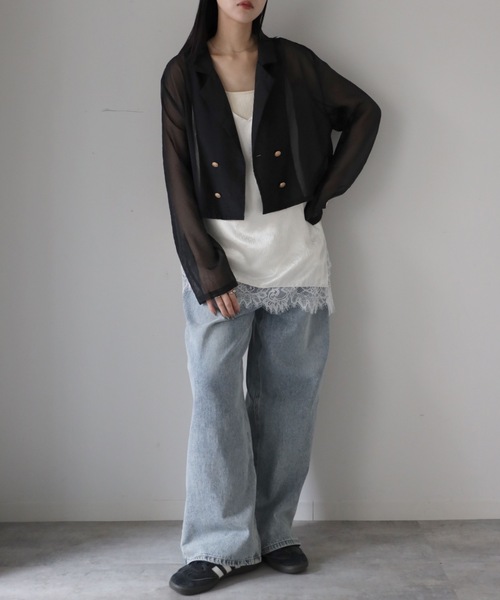 model：164cm. 着用サイズ：FREE