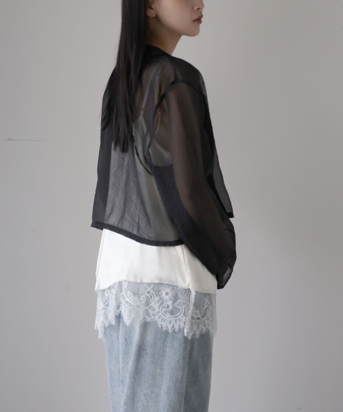 model：164cm. 着用サイズ：FREE