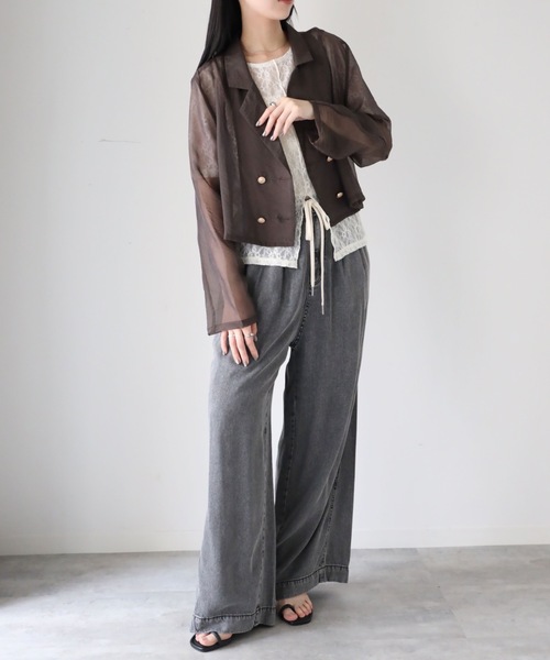 model：164cm. 着用サイズ：FREE