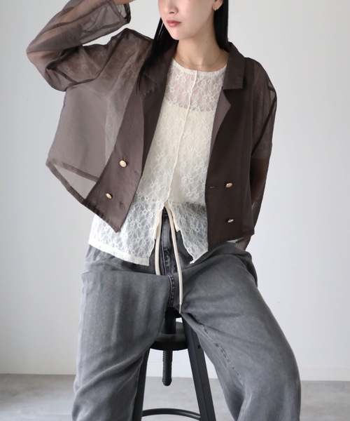model：164cm. 着用サイズ：FREE