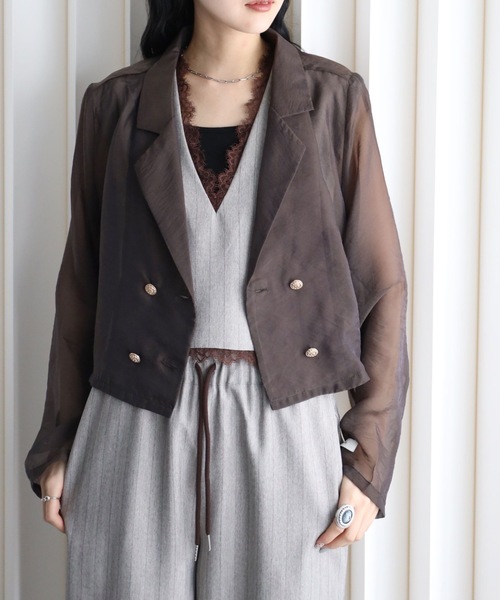 model：164cm. 着用サイズ：FREE
