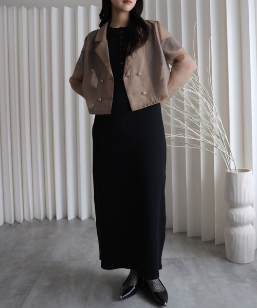 model：164cm. 着用サイズ：FREE