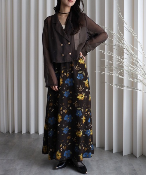 model：164cm. 着用サイズ：FREE