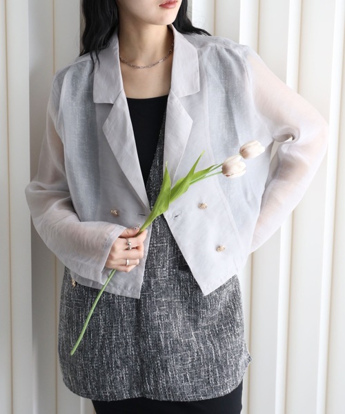 model：164cm. 着用サイズ：FREE