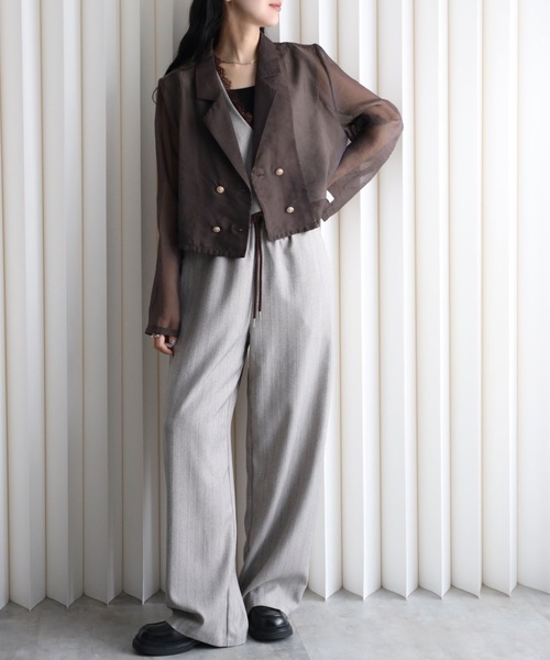 model：164cm. 着用サイズ：FREE