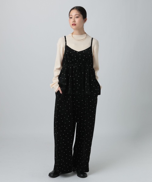 新品タグ付き　レプシィム　みわたら企画　サロペット　完売色ブラウン 新品タグ付き レプシィム みわたら企画 サロペット 完売色ブラウン