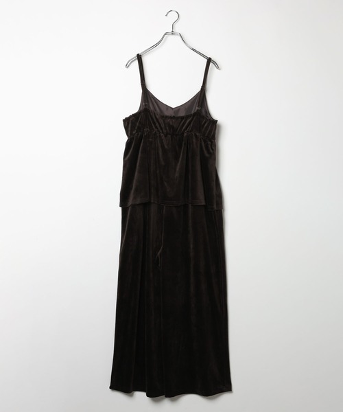 ベロアキャミサロペット 621567（サロペット/オーバーオール）｜LEPSIM