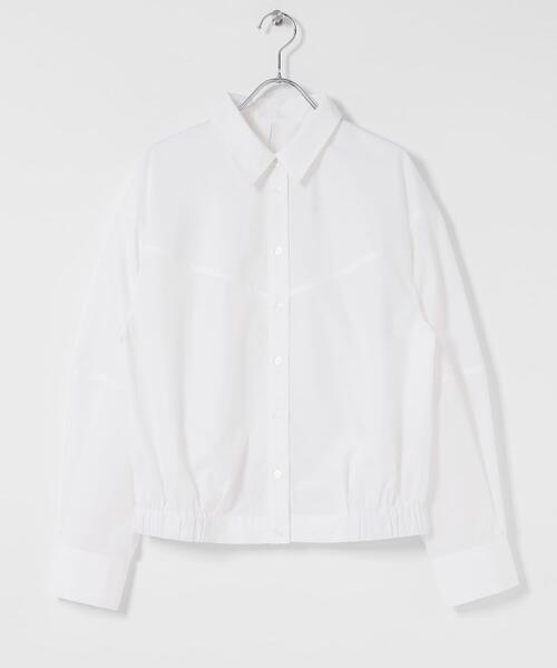 KBF（ケイビーエフ）の「コクーンフォルムシャツ（シャツ/ブラウス・レディース・グレー系その他/オフホワイト/ブルー系その他・ONE）」の10枚目の写真