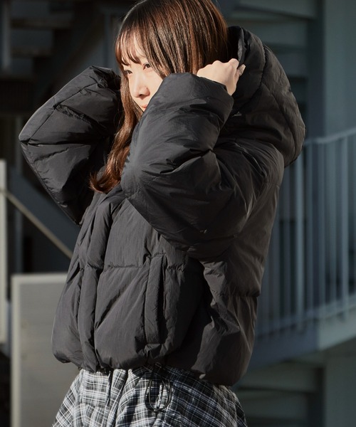 HTH two way puffy JK ダウン 黒 ブラック リバーシブル HTH 2wayダウンジャケット ブラック