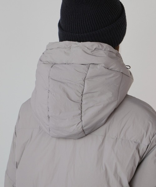 Chick（チック）の「【フード取り外し可能２WAY】フードショートダウンジャケット ／ 2WAY hoodie short down jacket（ダウンジャケット/コート・レディース・ブラック/アイボリー/グレー・FREE）」の12枚目の写真