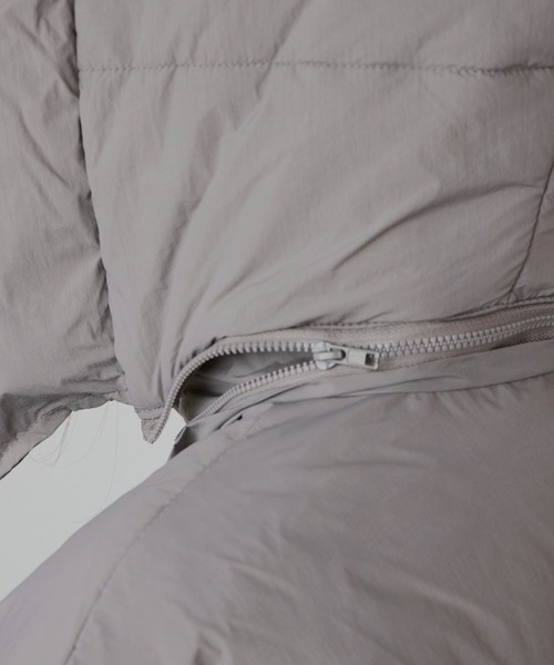 Chick（チック）の「【フード取り外し可能２WAY】フードショートダウンジャケット ／ 2WAY hoodie short down jacket（ダウンジャケット/コート・レディース・ブラック/アイボリー/グレー・FREE）」の16枚目の写真