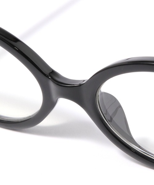 niko and...（ニコアンド）の「オリジナルオーバル伊達メガネ（メガネ・レディース・ブラック・FREE）」の9枚目の写真