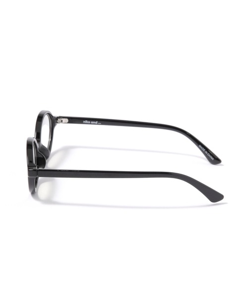 niko and...（ニコアンド）の「オリジナルオーバル伊達メガネ（メガネ・レディース・ブラック・FREE）」の6枚目の写真